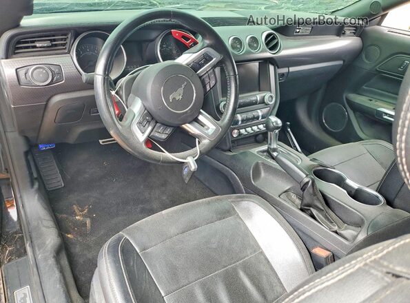 1FA6P8CF1L5169932 2020 FORD MUSTANG Black წინა პანელის ხედი