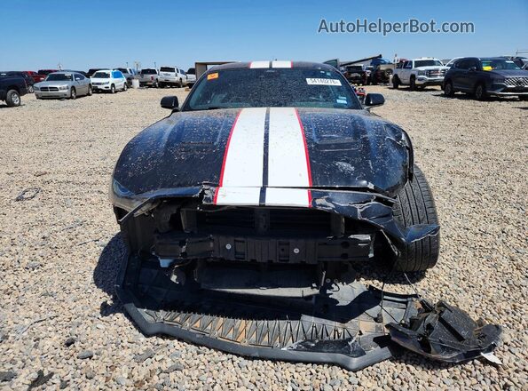 1FA6P8CF1M5116343 2021 FORD MUSTANG Black Front view