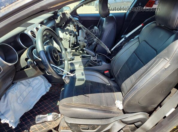 1FA6P8CF1M5116343 2021 FORD MUSTANG Black Front interior view