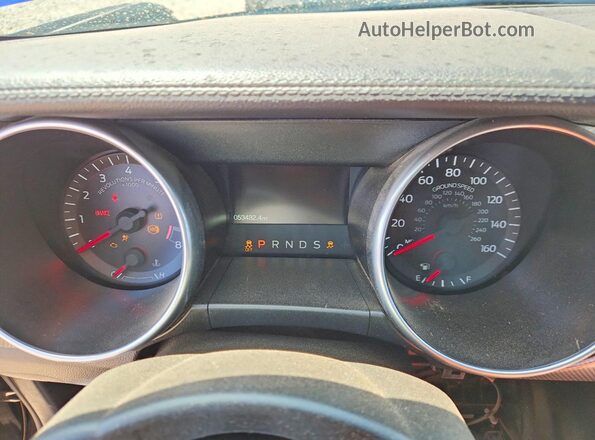 1FA6P8CF1M5116343 2021 FORD MUSTANG Black Instrument cluster view