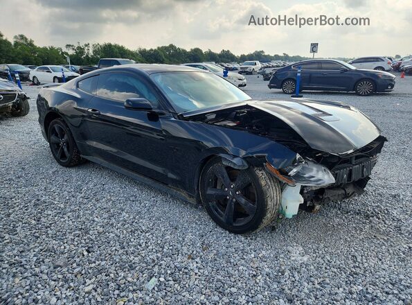 1FA6P8CF1M5153604 2021 FORD MUSTANG Black Առջևի աջ