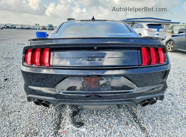 1FA6P8CF1M5153604 2021 FORD MUSTANG Black Հետևի տեսք