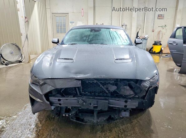 1FA6P8CF1M5154705 2021 FORD MUSTANG Угольный Вид спереди