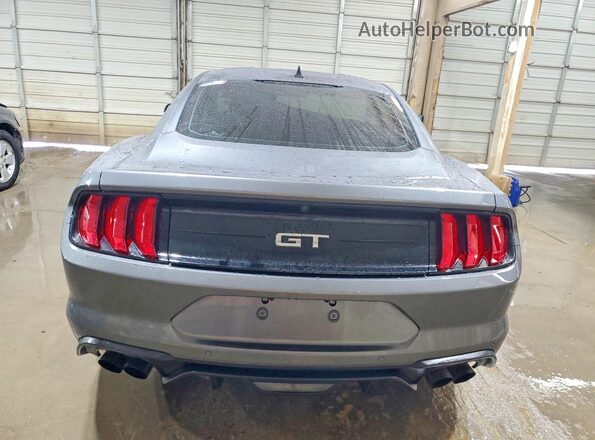 1FA6P8CF1M5154705 2021 FORD MUSTANG Угольный Вид сзади