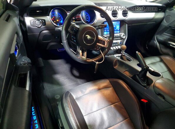 1FA6P8CF1M5154705 2021 FORD MUSTANG Угольный Вид панели приборов