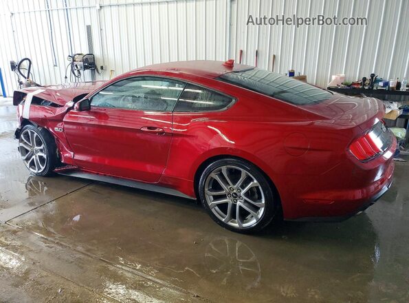 1FA6P8CF1M5156020 2021 FORD MUSTANG Red უკანა მარცხენა