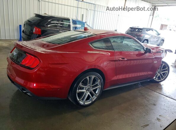 1FA6P8CF1M5156020 2021 FORD MUSTANG Red უკანა მარჯვენა