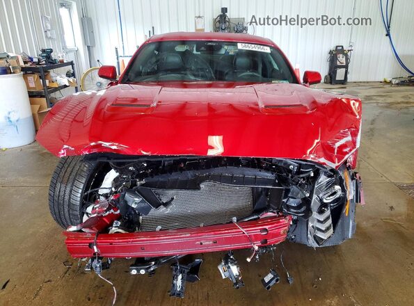 1FA6P8CF1M5156020 2021 FORD MUSTANG Red წინა ხედი
