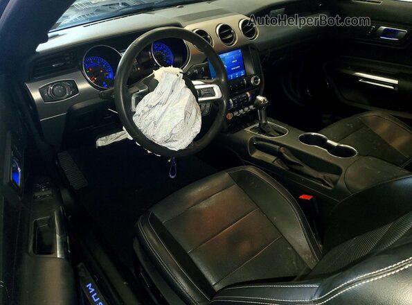 1FA6P8CF1M5156020 2021 FORD MUSTANG Red წინა პანელის ხედი