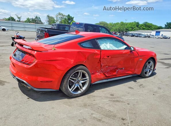 1FA6P8CF1N5111466 2022 FORD MUSTANG Red Задня права чверть