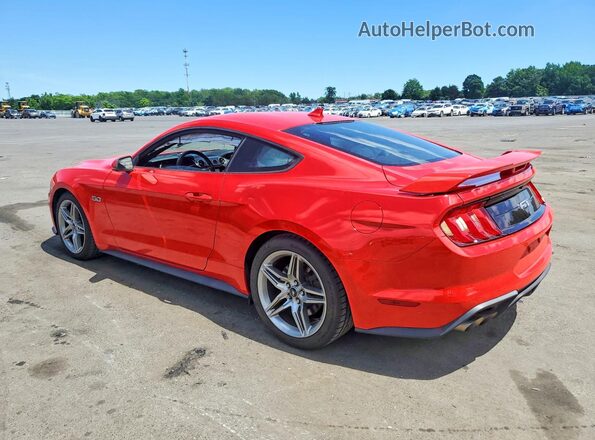 1FA6P8CF1N5111466 2022 FORD MUSTANG Red Задня ліва чверть