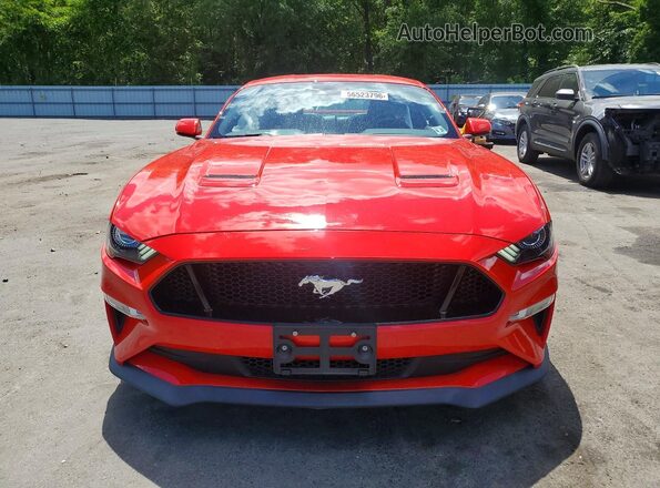 1FA6P8CF1N5111466 2022 FORD MUSTANG Red Вид спереду