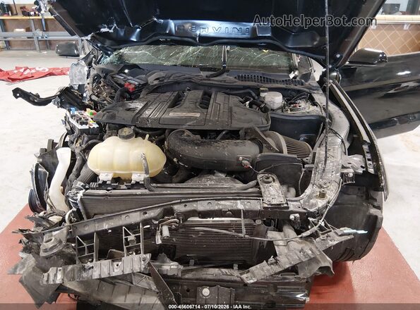 1FA6P8CF1N5131572 2022 FORD MUSTANG Черный Вид сзади