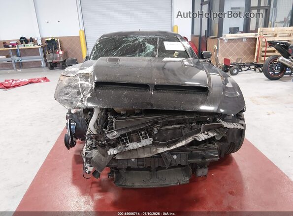 1FA6P8CF1N5131572 2022 FORD MUSTANG Черный Вид задней части салона