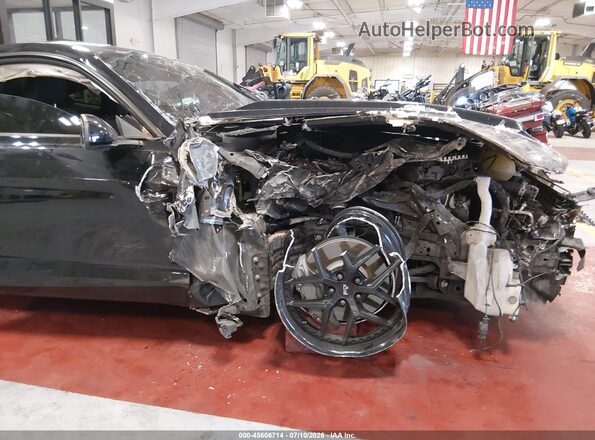 1FA6P8CF1N5131572 2022 FORD MUSTANG Черный Вид спереди