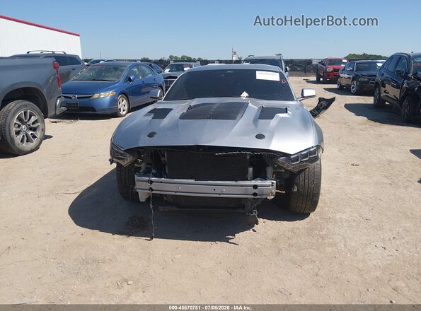 1FA6P8CF1N5142149 2022 FORD MUSTANG Silver Front view