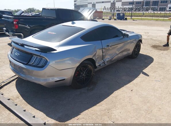 1FA6P8CF1N5142149 2022 FORD MUSTANG Silver Rear right