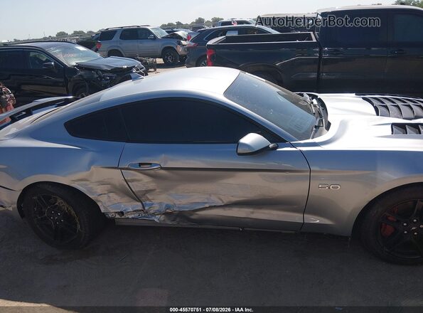 1FA6P8CF1N5142149 2022 FORD MUSTANG Silver Rear interior view
