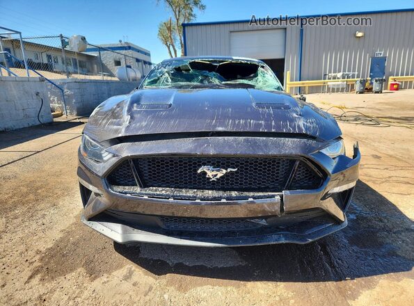 1FA6P8CF1P5306132 2023 FORD MUSTANG Gray Widok z przodu