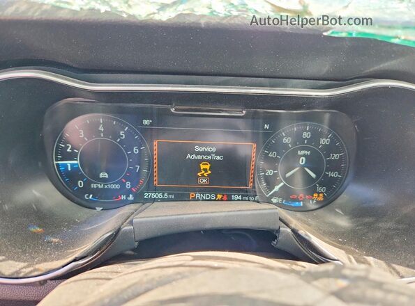 1FA6P8CF1P5306132 2023 FORD MUSTANG Gray Widok zestawu wskaźników