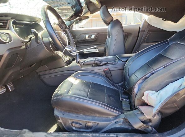 1FA6P8CF1P5306132 2023 FORD MUSTANG Gray Widok wnętrza z przodu