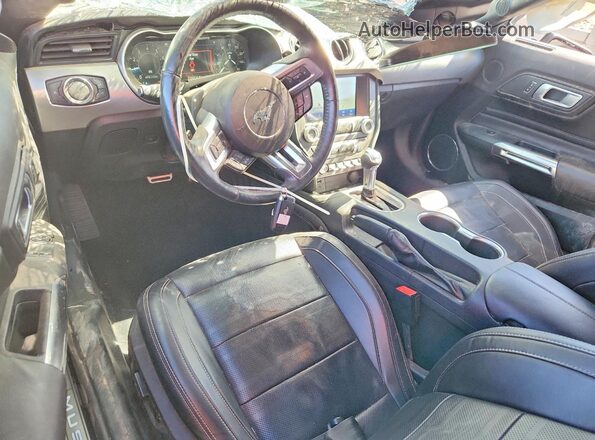 1FA6P8CF1P5306132 2023 FORD MUSTANG Gray Widok deski rozdzielczej