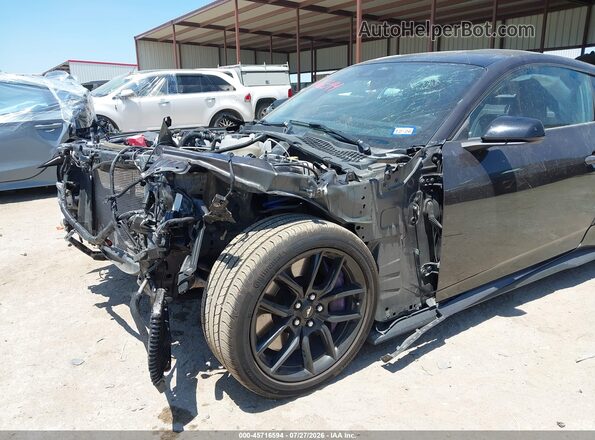 1FA6P8CF1R5401034 2024 FORD MUSTANG Черный Вид спереди