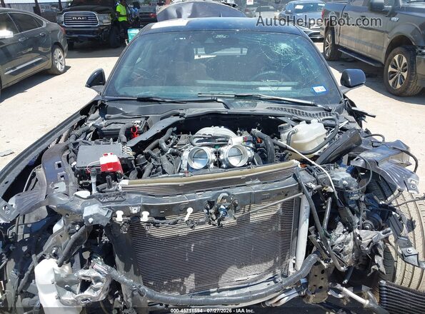 1FA6P8CF1R5401034 2024 FORD MUSTANG Черный Вид сзади