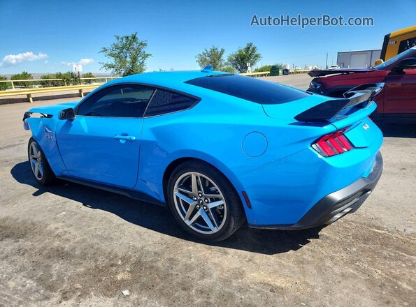 1FA6P8CF1R5409862 2024 FORD MUSTANG Blue Tył lewy