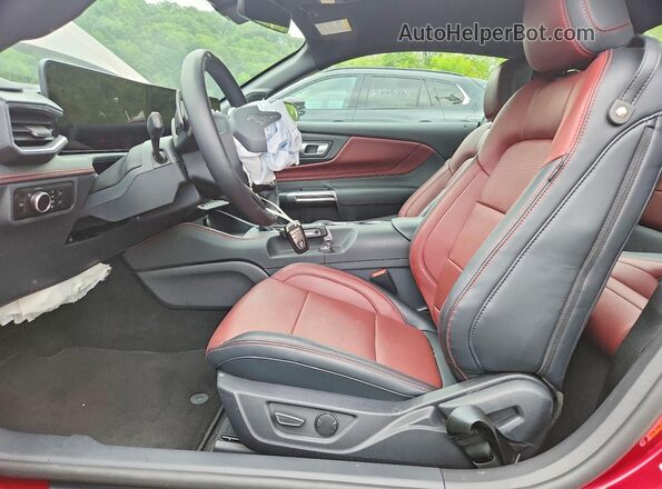 1FA6P8CF1T5401736 2026 FORD MUSTANG Red Front interior view