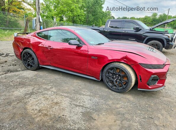 1FA6P8CF1T5401736 2026 FORD MUSTANG Red Front right