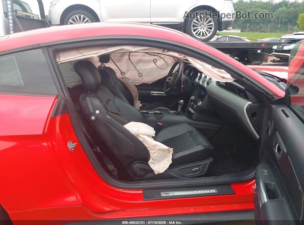 1FA6P8CF2G5227911 2016 FORD MUSTANG Красный Вид салона спереди