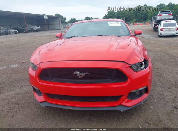 1FA6P8CF2G5227911 2016 FORD MUSTANG Красный Вид щитка приборов