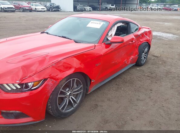 1FA6P8CF2G5227911 2016 FORD MUSTANG Красный Вид спереди