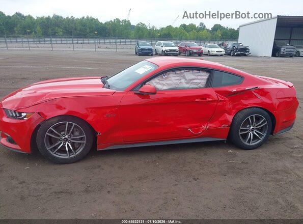 1FA6P8CF2G5227911 2016 FORD MUSTANG Красный Панорамный вид салона 360°