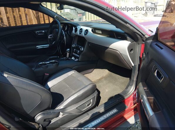 1FA6P8CF2G5243784 2016 FORD MUSTANG Red Front interior view