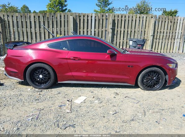 1FA6P8CF2G5243784 2016 FORD MUSTANG Red Rear interior view