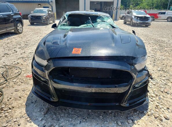 1FA6P8CF2G5294878 2016 FORD MUSTANG Черный Вид спереди