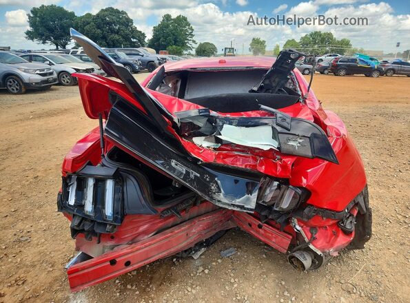 1FA6P8CF2H5263342 2017 FORD MUSTANG Red Rear view