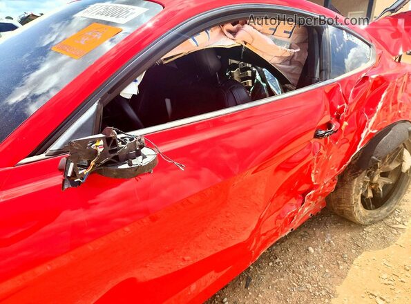 1FA6P8CF2H5263342 2017 FORD MUSTANG Red Front interior view