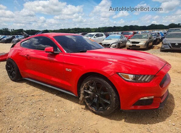 1FA6P8CF2H5263342 2017 FORD MUSTANG Red Front right