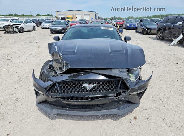 1FA6P8CF2J5127640 2018 FORD MUSTANG Black წინა ხედი