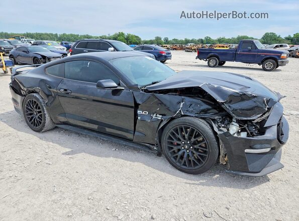 1FA6P8CF2J5127640 2018 FORD MUSTANG Black წინა მარჯვენა