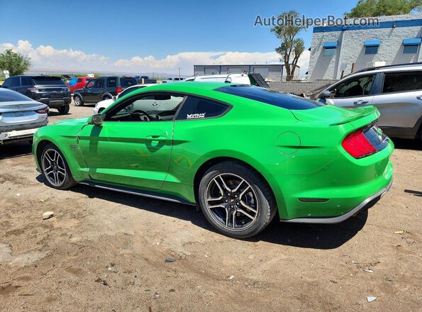1FA6P8CF2K5103999 2019 FORD MUSTANG Green უკანა მარცხენა