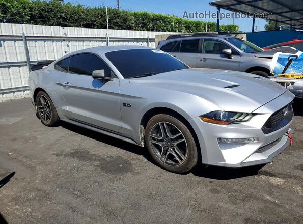 1FA6P8CF2K5150739 2019 FORD MUSTANG Silver Front right