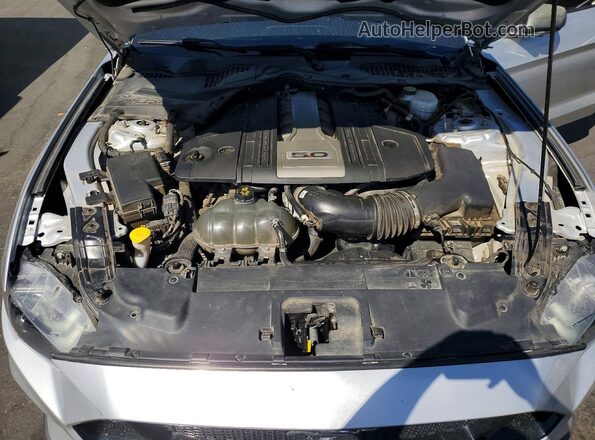 1FA6P8CF2K5150739 2019 FORD MUSTANG Silver Rear interior view