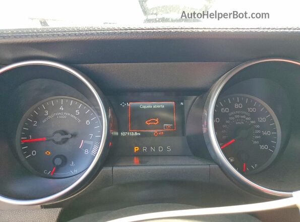 1FA6P8CF2K5150739 2019 FORD MUSTANG Silver Instrument cluster view