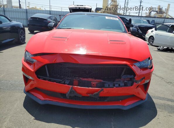 1FA6P8CF2K5153057 2019 FORD MUSTANG Red Вид спереду