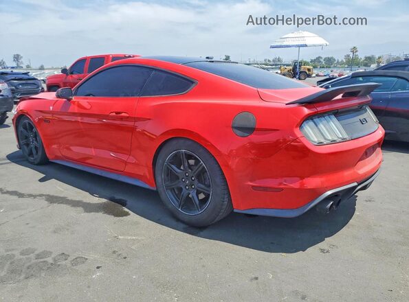 1FA6P8CF2K5153057 2019 FORD MUSTANG Red Задня ліва чверть