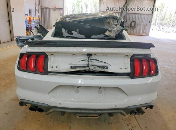 1FA6P8CF2K5201141 2019 FORD MUSTANG White Հետևի տեսք